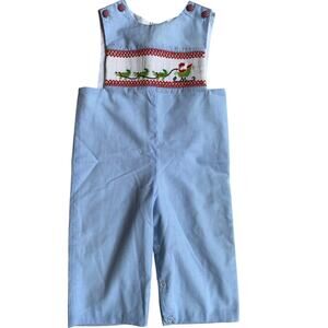 Shrimp &‎ Grits kids Santa and alligators longalls 6mo